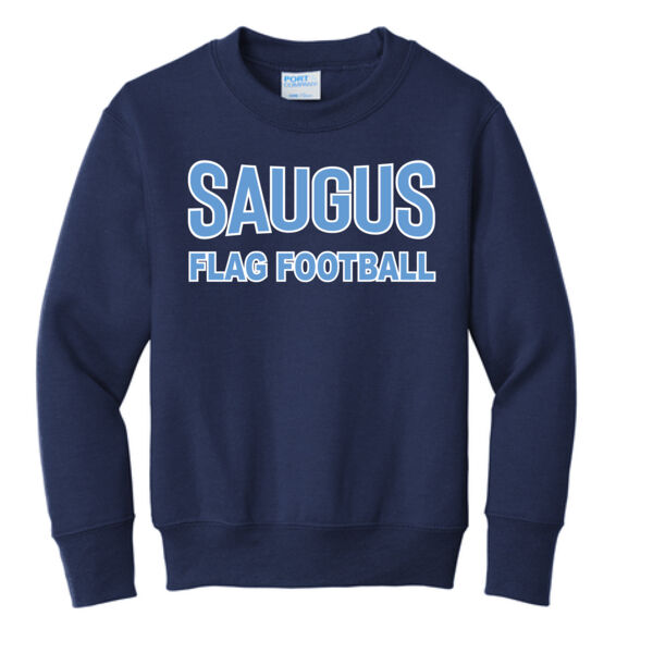 SHS Flag Football Embroidered Twill Crewneck - Youth Thumbnail