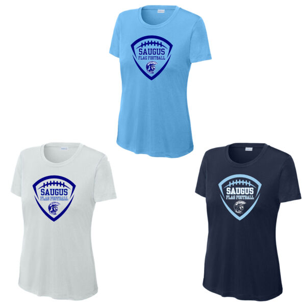 SHS Flag Football Dry Fit Tee Package - Ladies Thumbnail